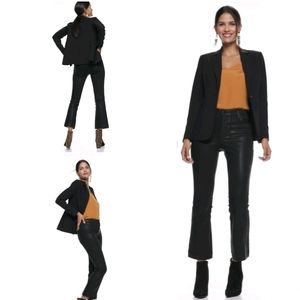 Nine West Delancy High-Rise Kick Flare Jeans